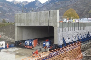 Pont Rail René Cassin sur la Ligne Lyon-Turin (74)